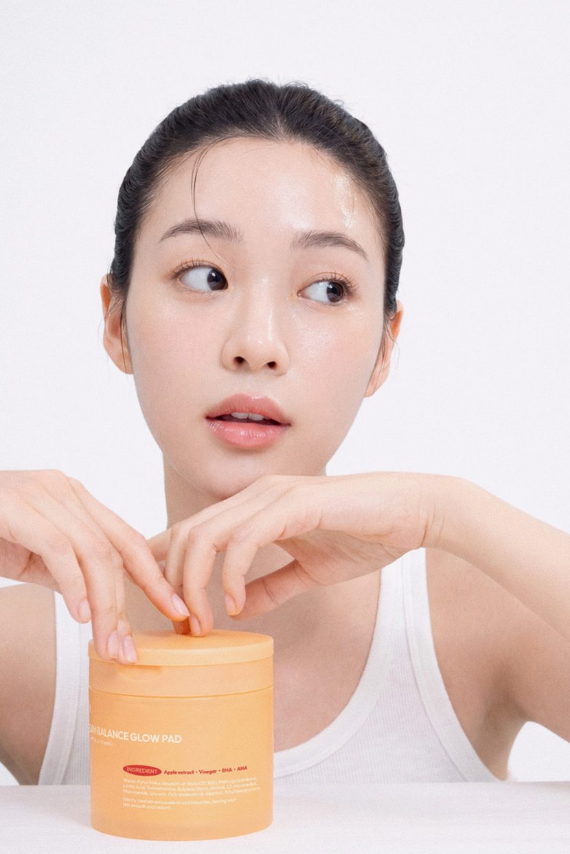 [요철제로 필링패드] 글로우 토너 패드 지우개 좁쌀 피지 모공 각질 아하 바하 60매, 2개